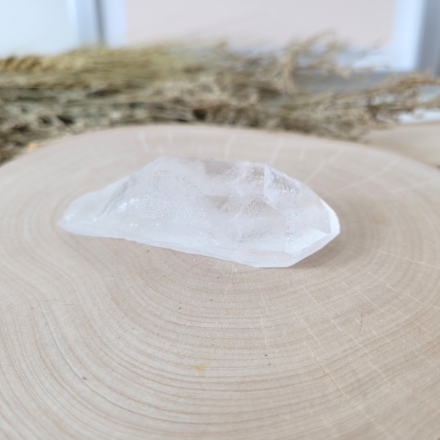 Lemurien Bergkristall Naturspitze Rohkristall 6,6 x 2,3cm