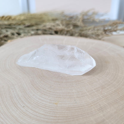 Lemurien Bergkristall Naturspitze Rohkristall 6,6 x 2,3cm