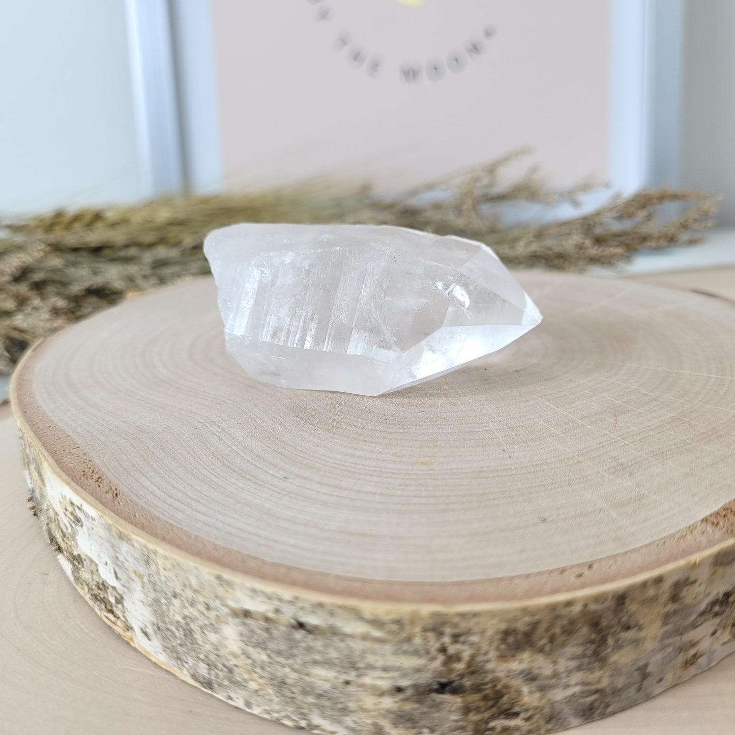 Lemurien Bergkristall Naturspitze Rohkristall 5,3 x 3cm