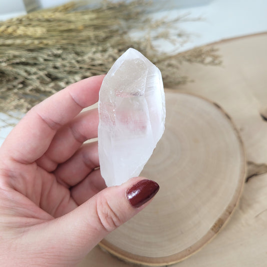 Lemurien Bergkristall Naturspitze Rohkristall 6,3 x 3,2cm