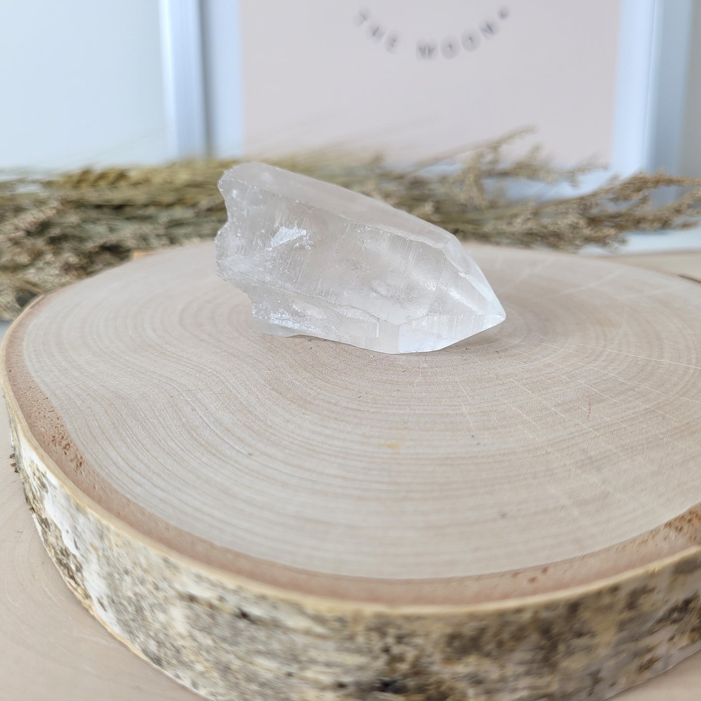 Lemurien Bergkristall Naturspitze Rohkristall 5,3 x 2,9cm