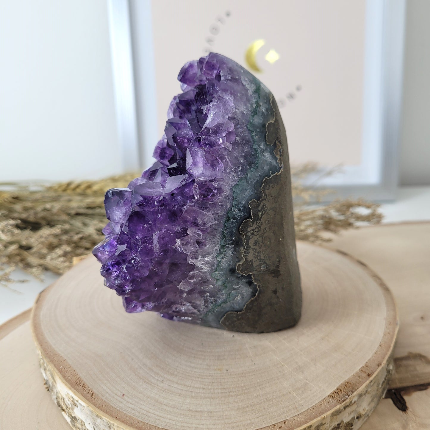 Amethyst Kristalldruse 10,1 x 6cm, 598g, Uruguay Amethyst