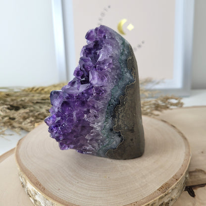 Amethyst Kristalldruse 10,1 x 6cm, 598g, Uruguay Amethyst