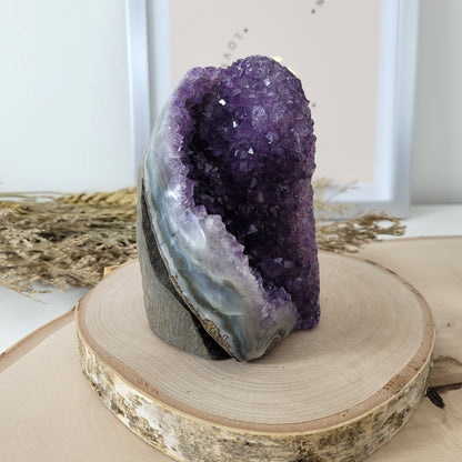 Amethyst Kristalldruse 10,2 x 6,9cm, 707g