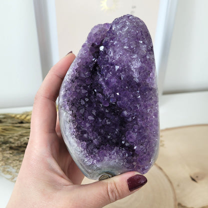 Amethyst Kristalldruse 10,2 x 6,9cm, 707g