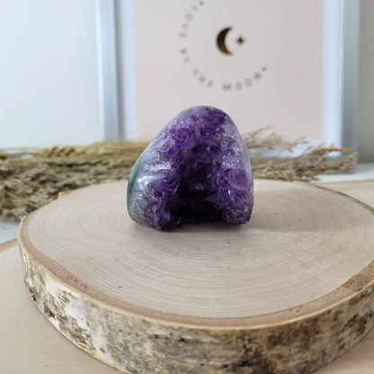Amethyst Kristalldruse 4,6 x 4,8cm, 130g, Uruguay Amethyst