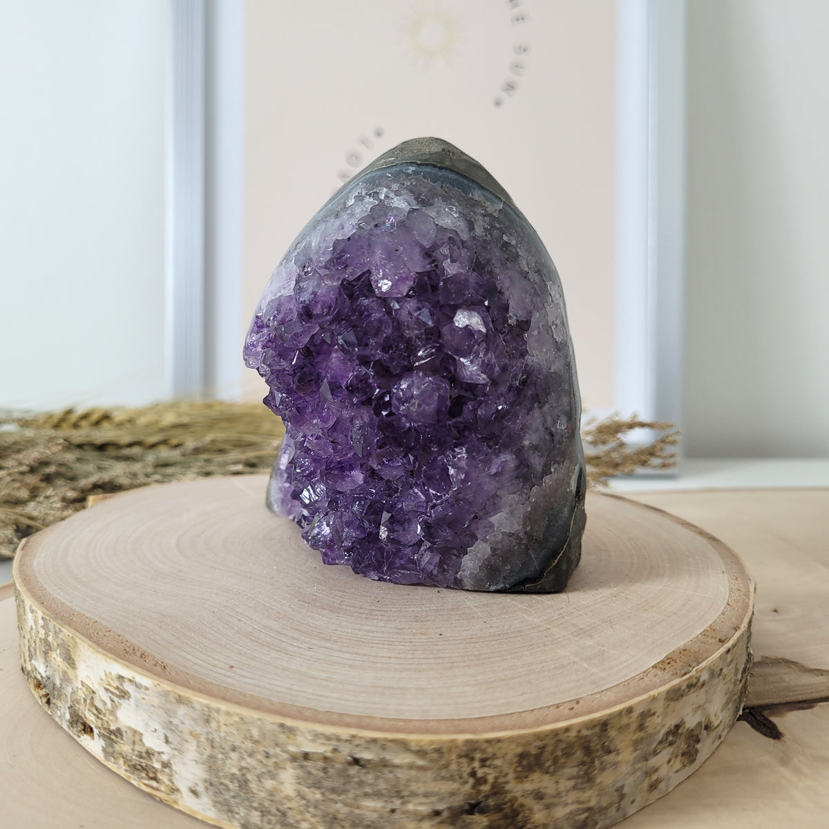 Amethyst Kristalldruse 8,3 x 8,6cm, 554g, Uruguay Amethyst