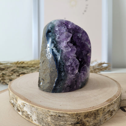Amethyst Kristalldruse 8,9 x 8,6cm, 696g, Uruguay Amethyst