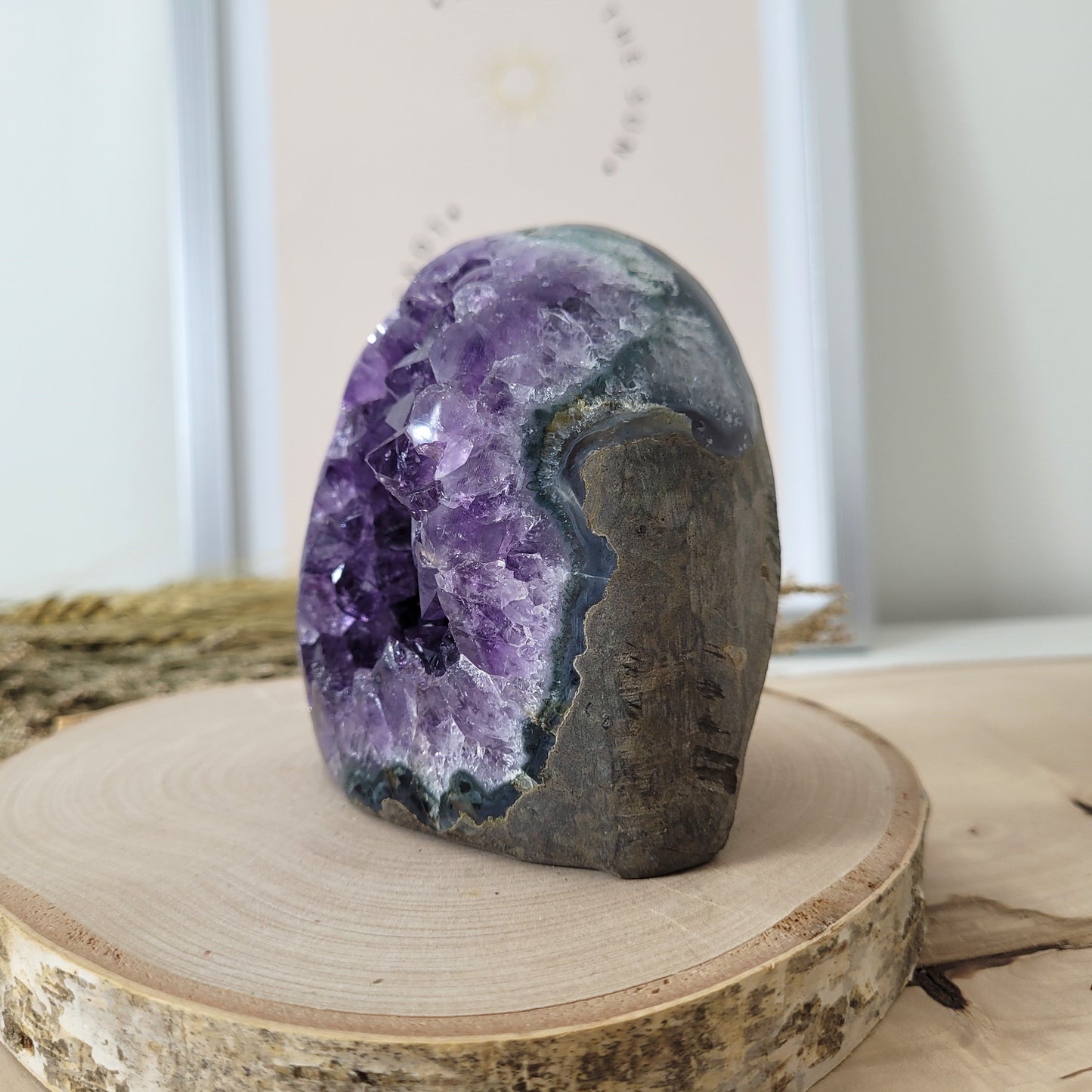 Amethyst Kristalldruse 8,9 x 8,6cm, 696g, Uruguay Amethyst