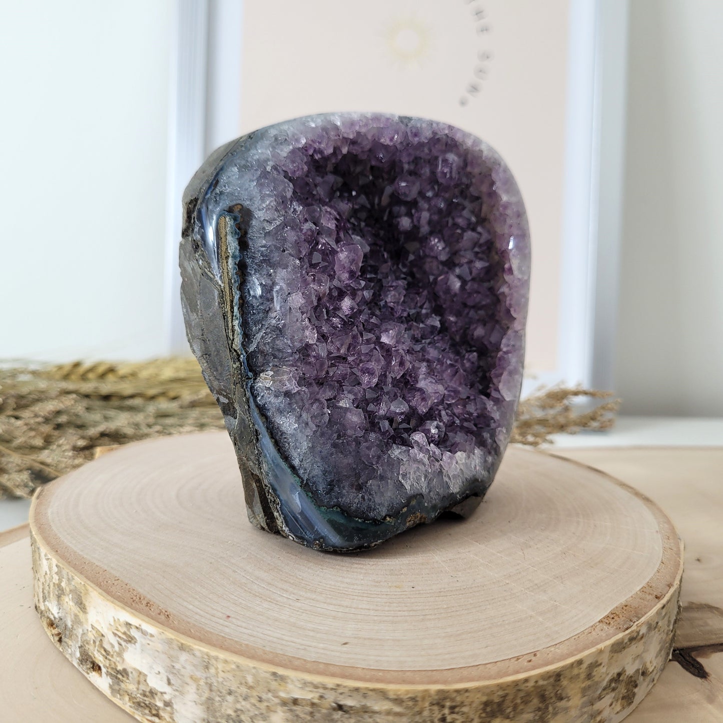 Amethyst Kristalldruse 9,4 x 8,6cm, 501g