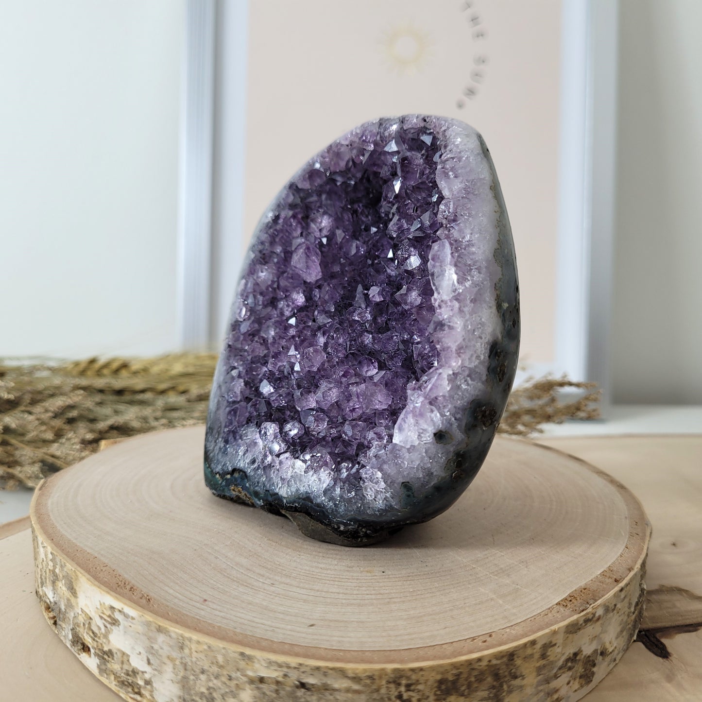 Amethyst Kristalldruse 9,4 x 8,6cm, 501g