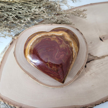 Aragonit mit Calcit Herz 11cm
