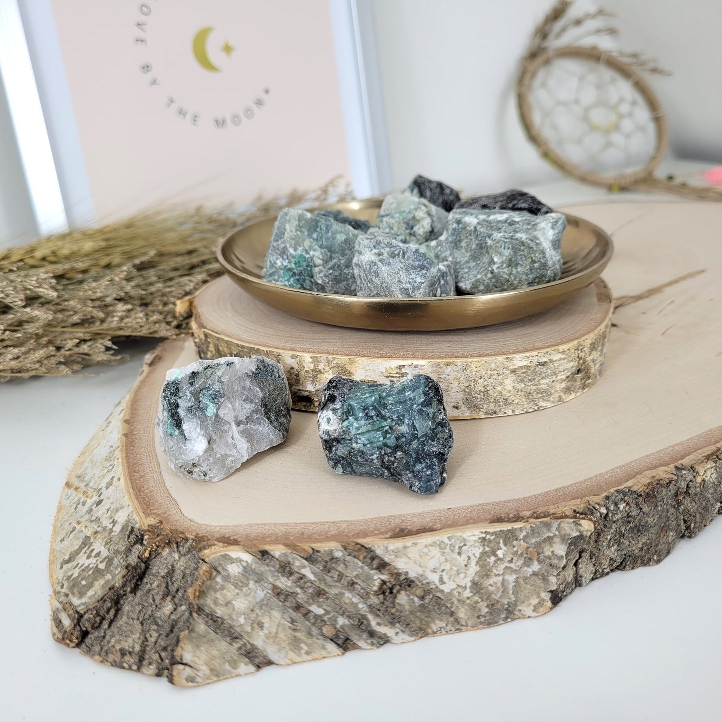 Smaragd in Matrix Rohstein, ca. 3-4cm