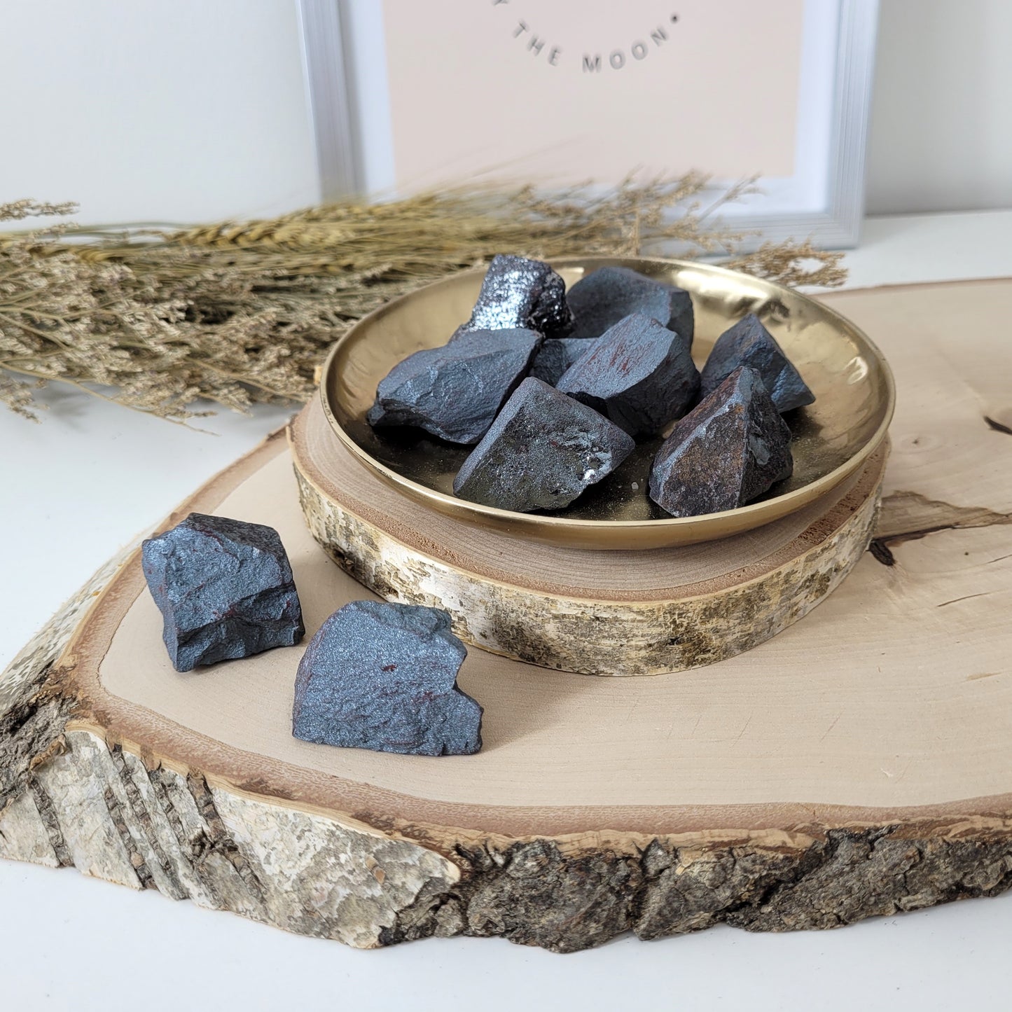 Hämatit Itabirit Rohstein ca. 3-4cm