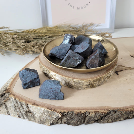 Hämatit Itabirit Rohstein ca. 3-4cm