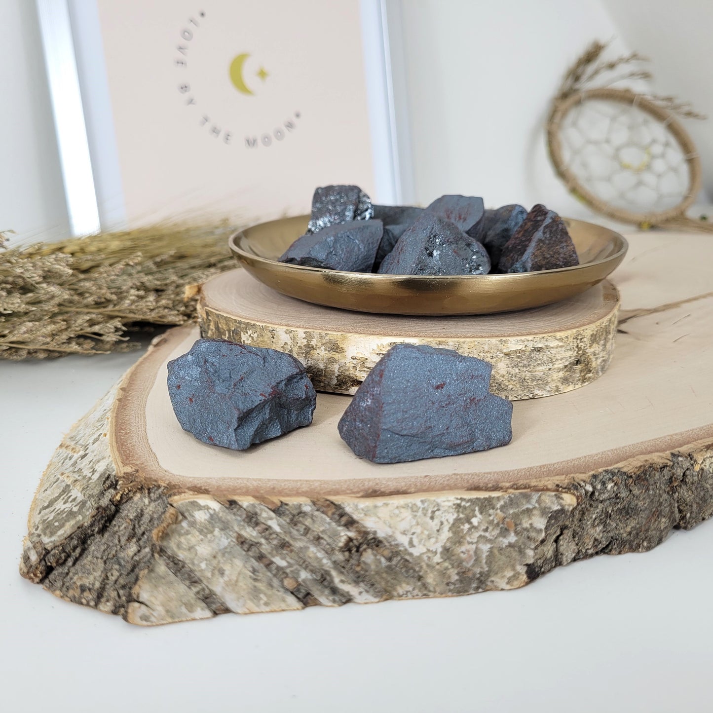 Hämatit Itabirit Rohstein ca. 3-4cm