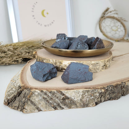 Hämatit Itabirit Rohstein ca. 3-4cm