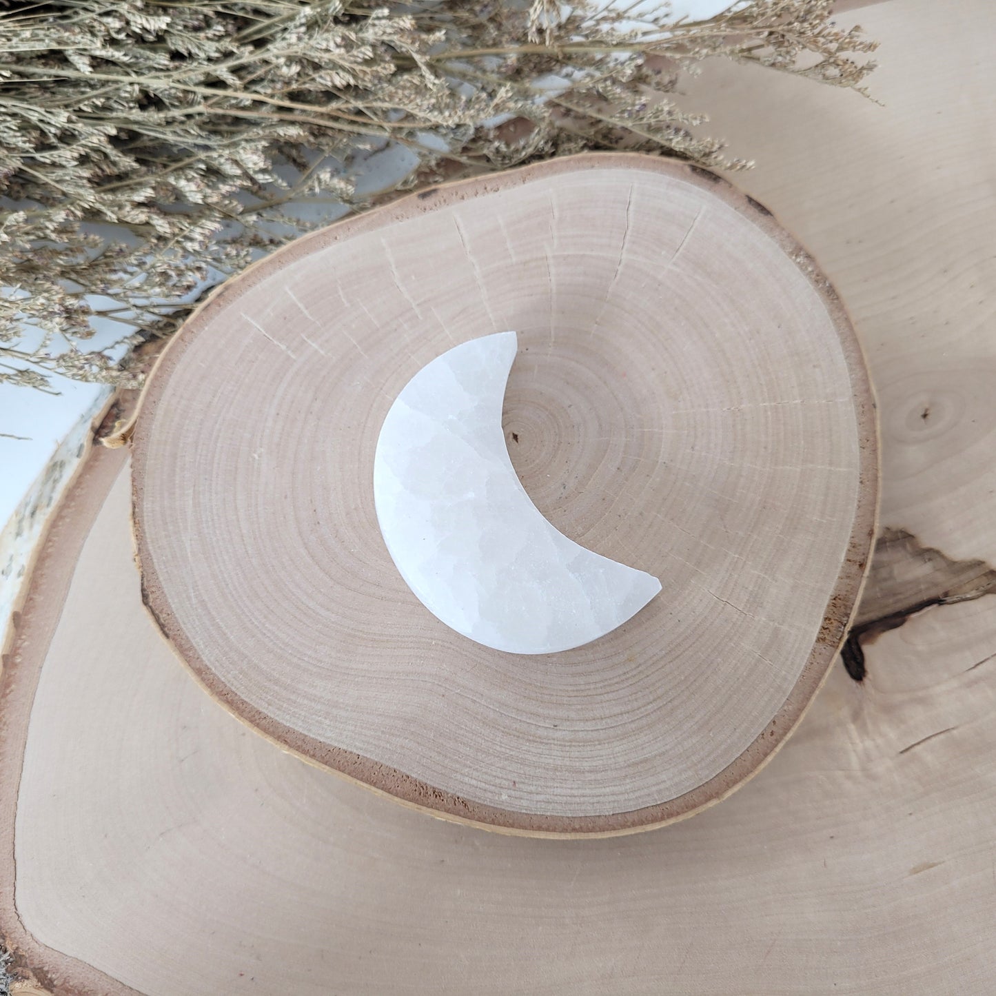 Selenit Mond 6cm