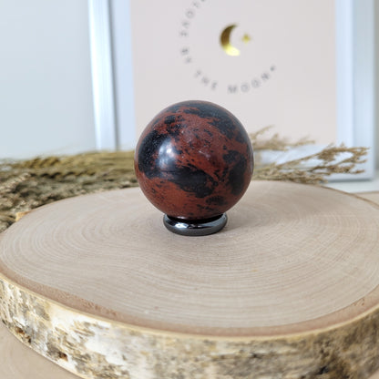 Mahagoni Obsidian Kugel 4,2cm Durchmesser