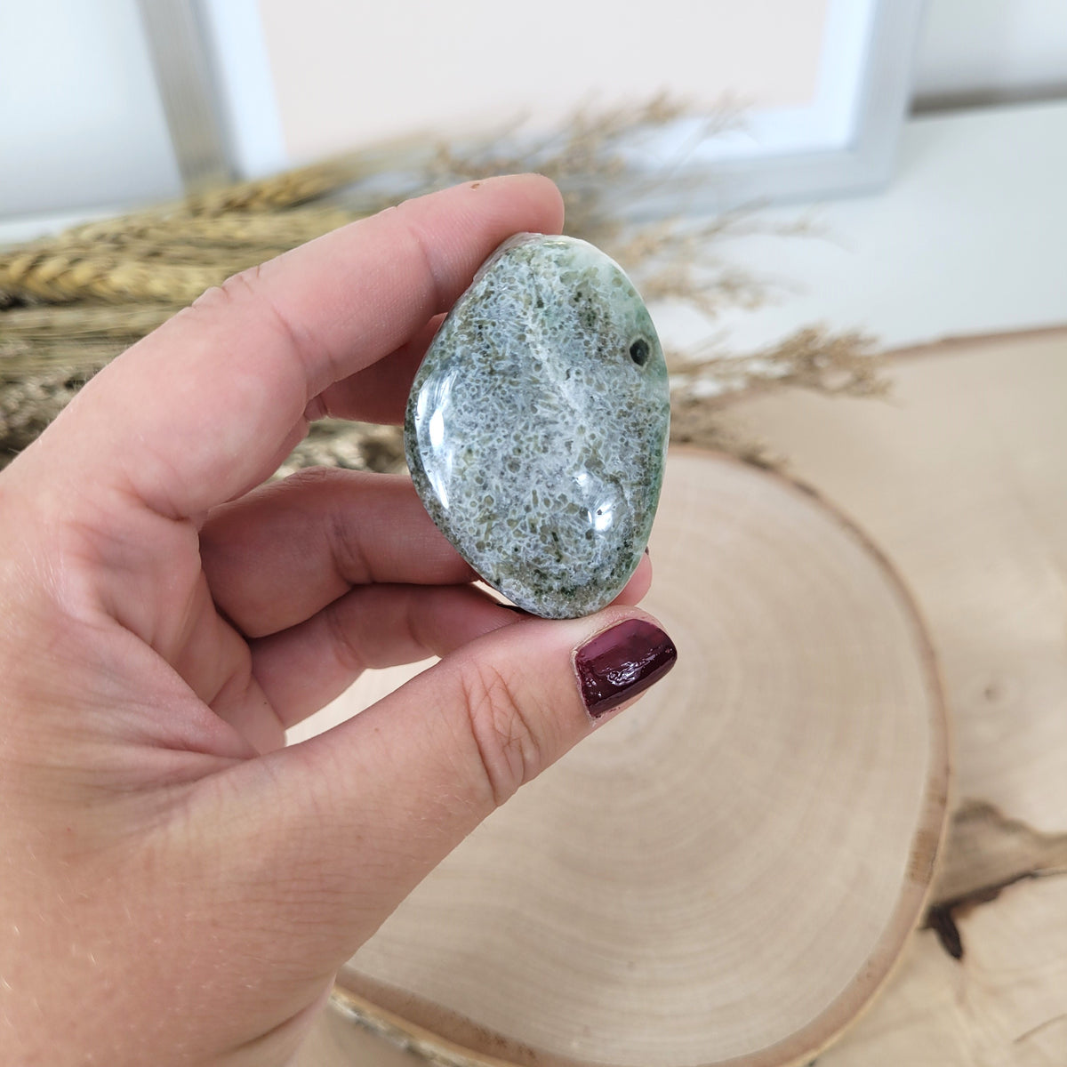 Druzy Ozean Jaspis Handstein