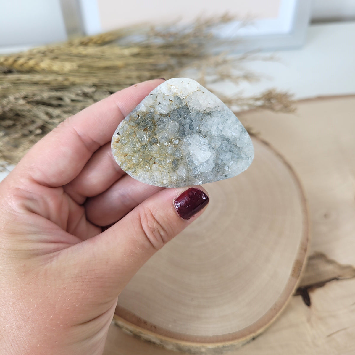 Druzy Ozean Jaspis Handstein