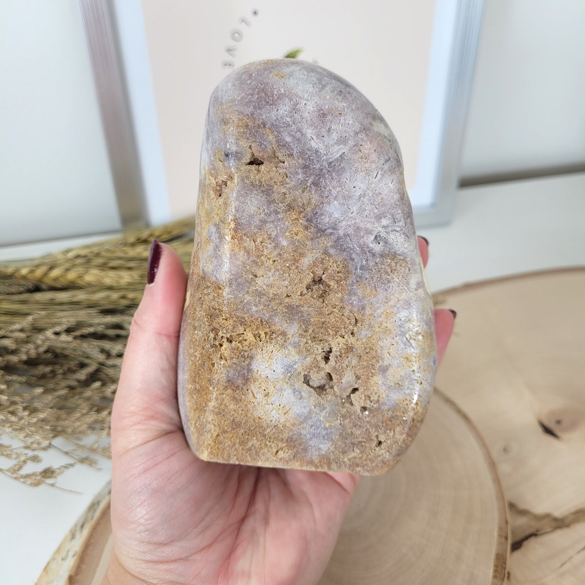 Pink Amethyst Freiform 12,2 x 7,6cm, 703g