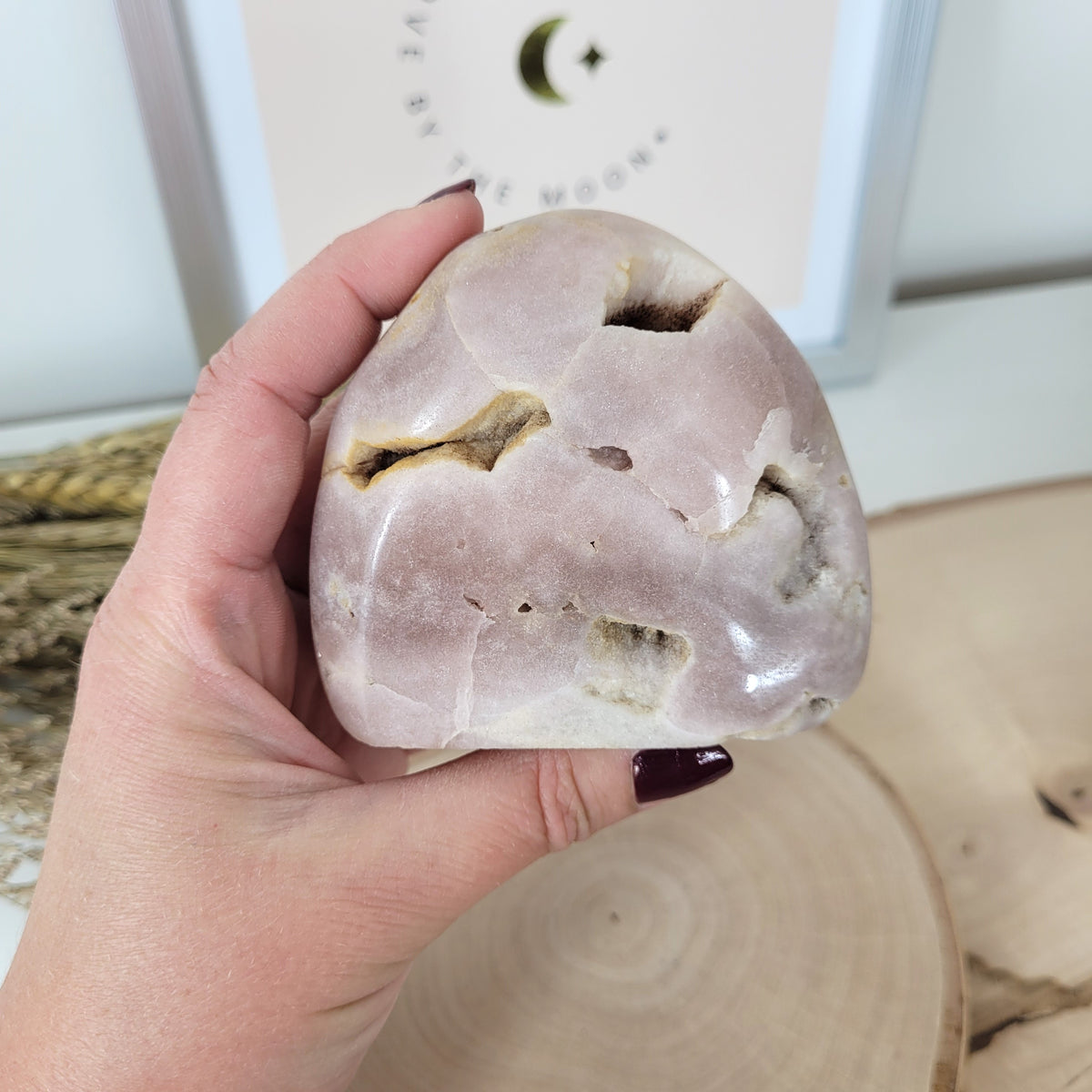 Pink Amethyst Freiform 7,1 x 7,9cm, 287g