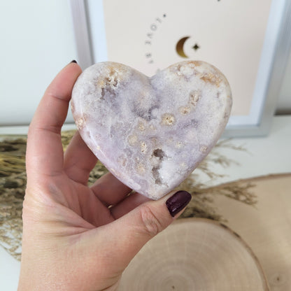 Pink Amethyst Herz 7,6 x 8,6cm, 303g