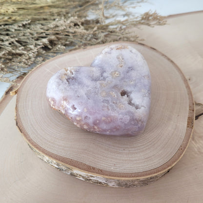 Pink Amethyst Herz 7,6 x 8,6cm, 303g