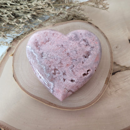 Pink Amethyst Herz 9.9 x 10,1cm, 549g