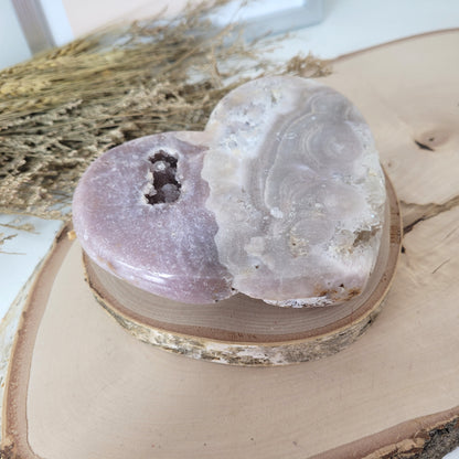 Pink Amethyst Herz 11,9 x 14,2cm, 886g