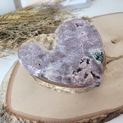 Pink Amethyst Herz 13,4 x 15,7cm, 1091g