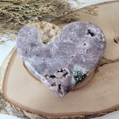 Pink Amethyst Herz 13,4 x 15,7cm, 1091g