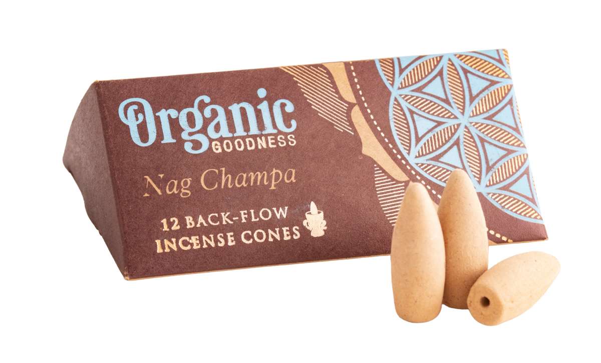 Rückfluss Räucherkegel Organic Goodness Backflow Kegel Nag Champa