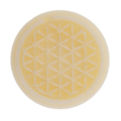 Organic Goodness Sojawachstaler Patchouli und Vanille mit Blume des Lebens für Aromalampen