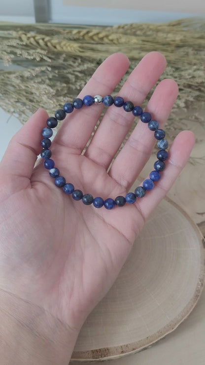 Sodalith Armband Kugeln 6mm