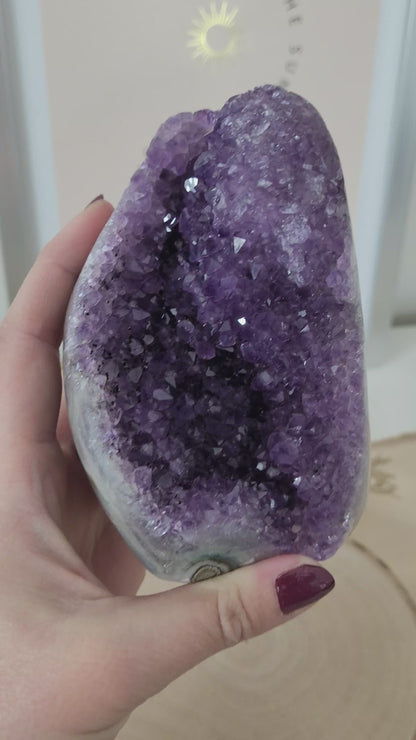 Amethyst Kristalldruse 10,2 x 6,9cm, 707g