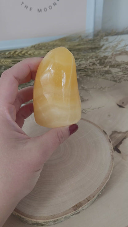 Orangencalcit Freiform