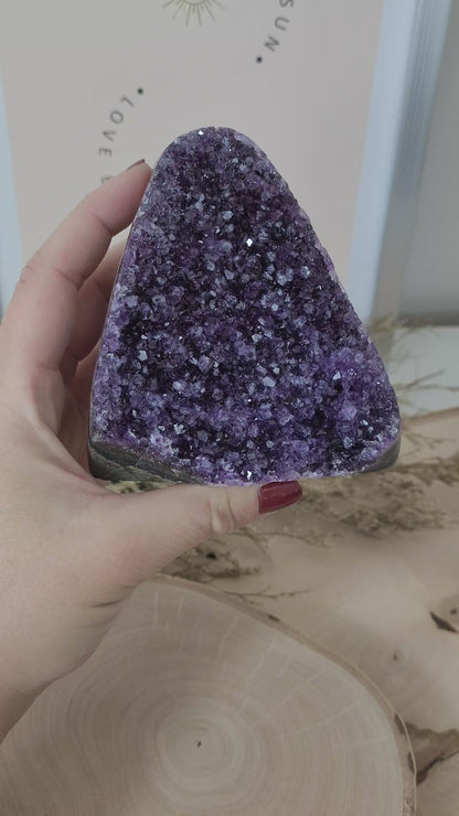 Amethyst Kristalldruse 9,3 x 8,8cm, 498g