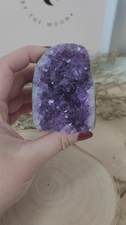 Amethyst Kristalldruse 6,4 x 5,1cm, 194g