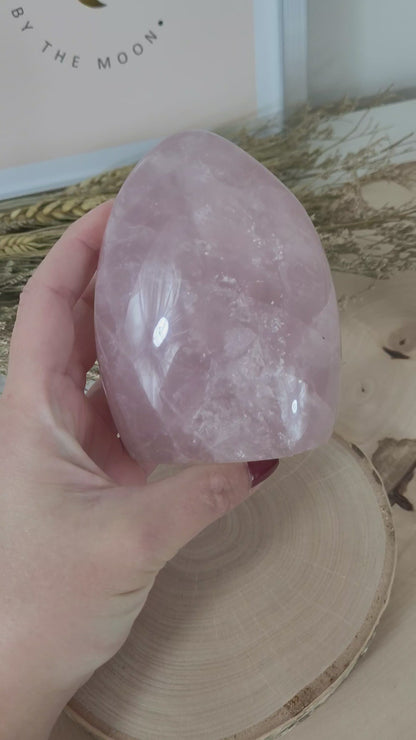 Rosenquarz Freiform